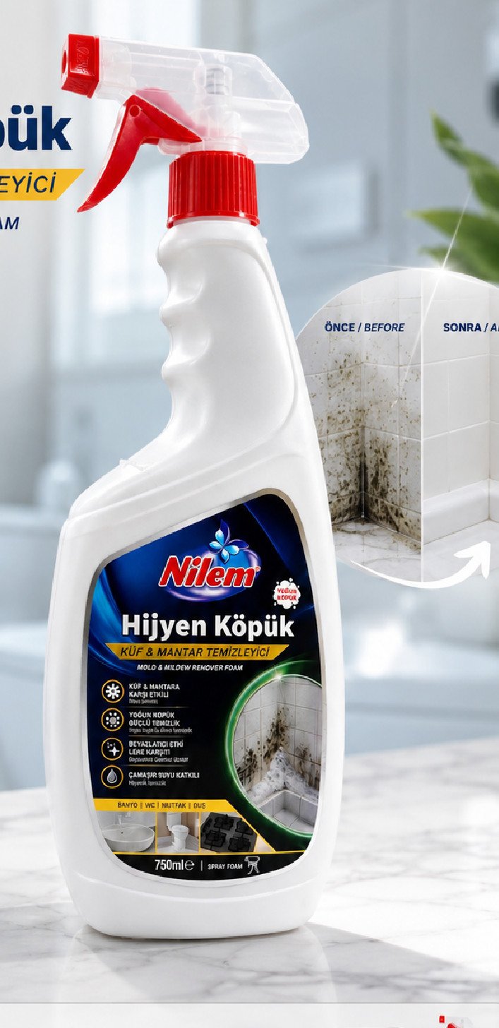 Nilem Hijyen Köpük Küf ve Mantar Temizleyici