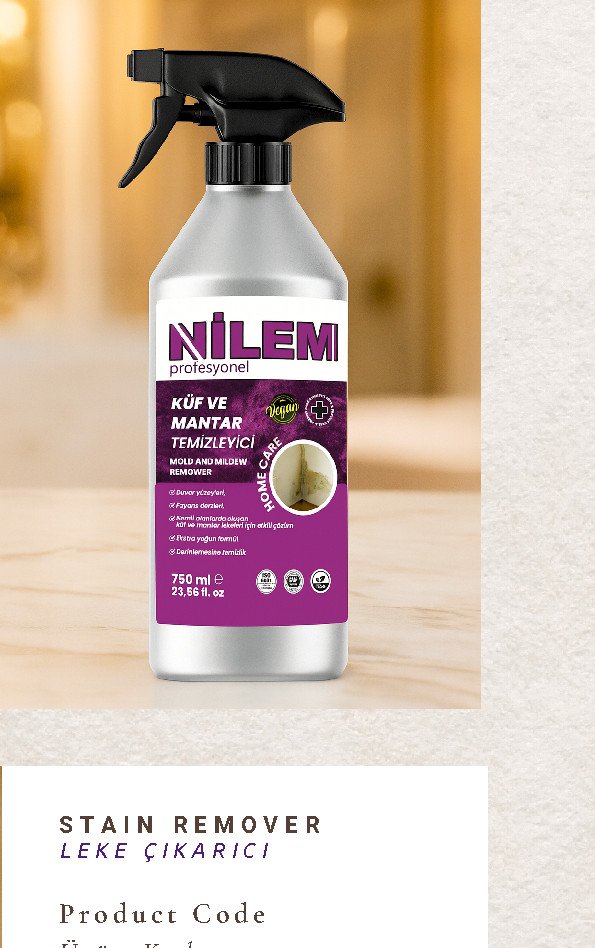 Nilem Profesyonel Küf ve Mantar Temizleyici