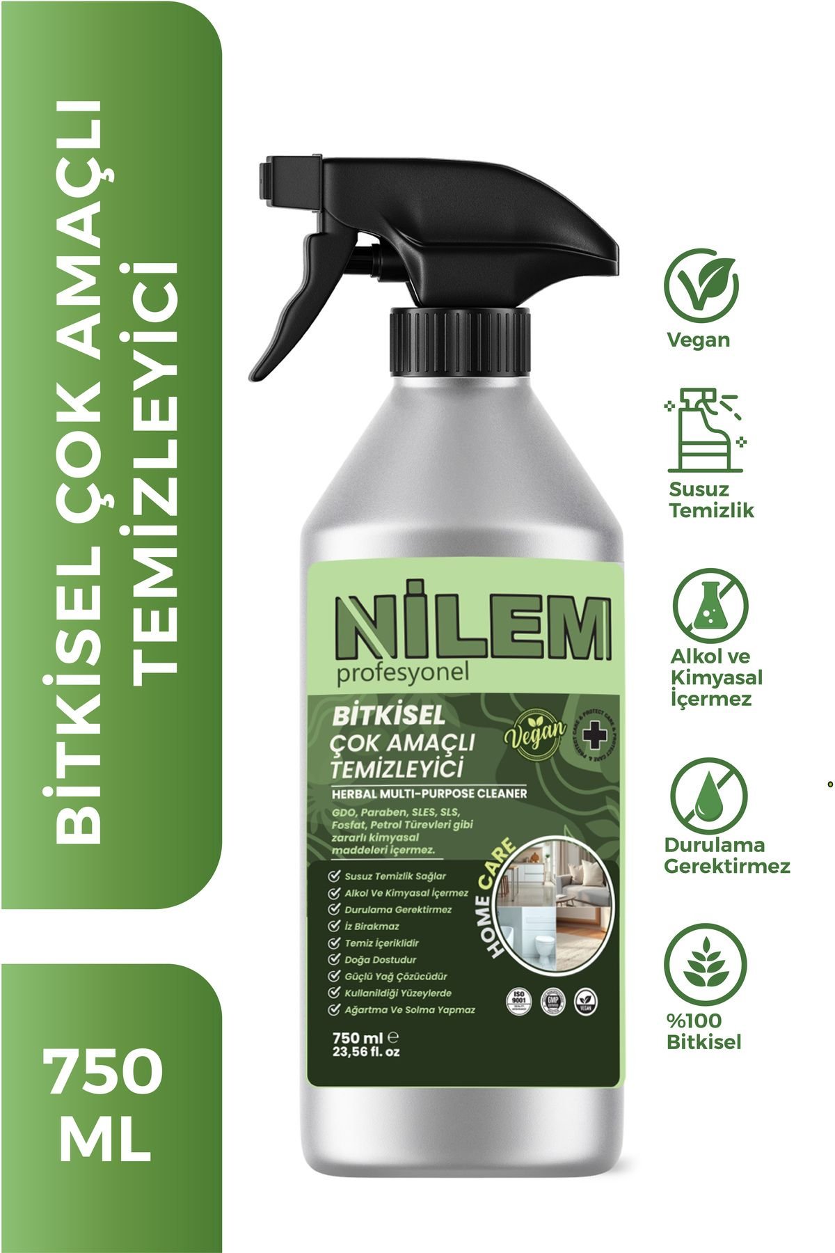 Nilem Profesyonel Bitkisel Çok Amaçlı Temizleyici
