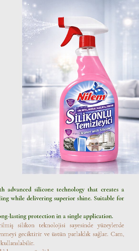 Nilem Silikonlu Temizleyici
