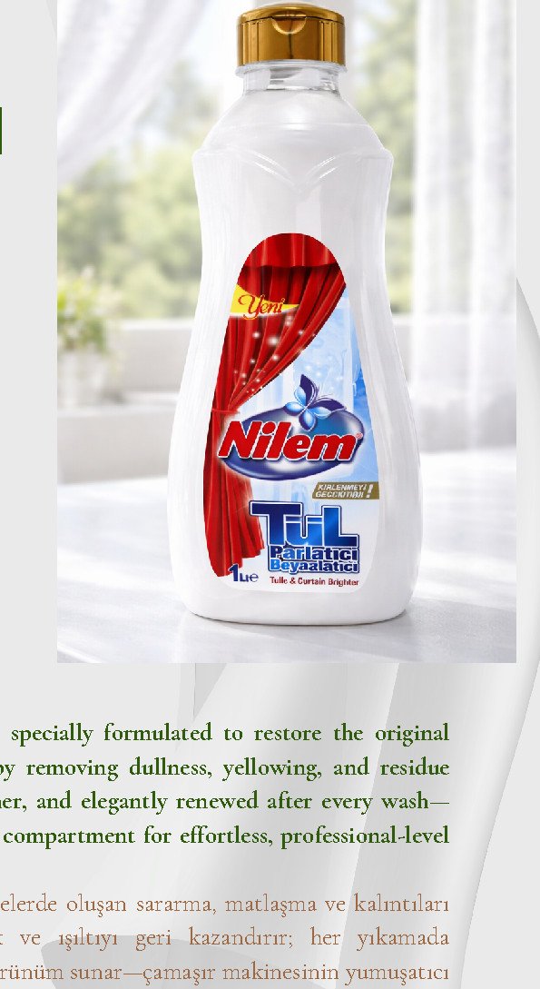 Nilem Tül Parlatıcı ve Beyazlatıcı